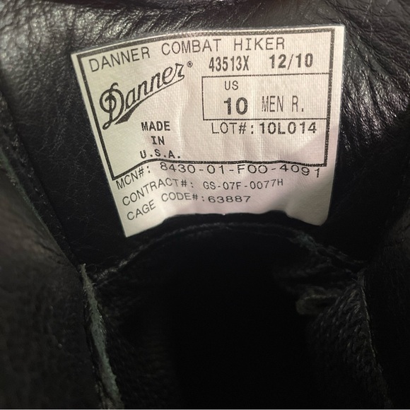 Danner Combat Hiker Gore-Tex Waterproof Hiking Boots Men's 10R - Picture 11 of 11